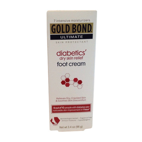 Gold Bond Ultimate Diabetic Skin Relief Foot Cream - 3.4 Oz