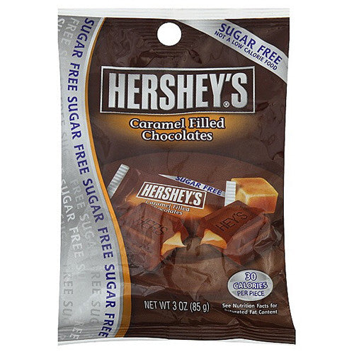 Hersheys Sugar Free Chocolate With Caramel - 3 Oz/Pack