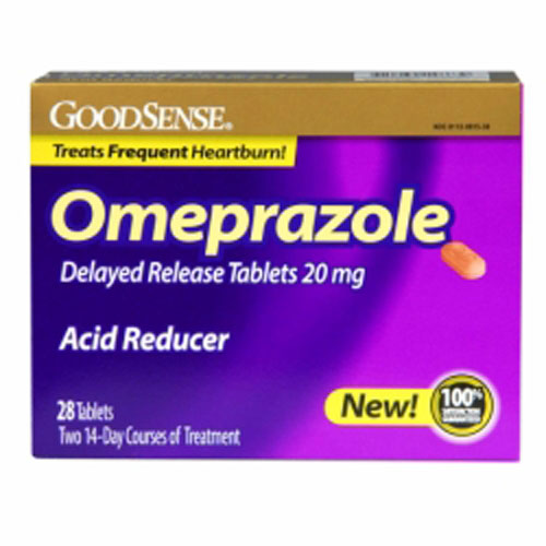 Good Sense Omeprazole Delayed Release 20mg Tablets Acid Reducer 28Ea