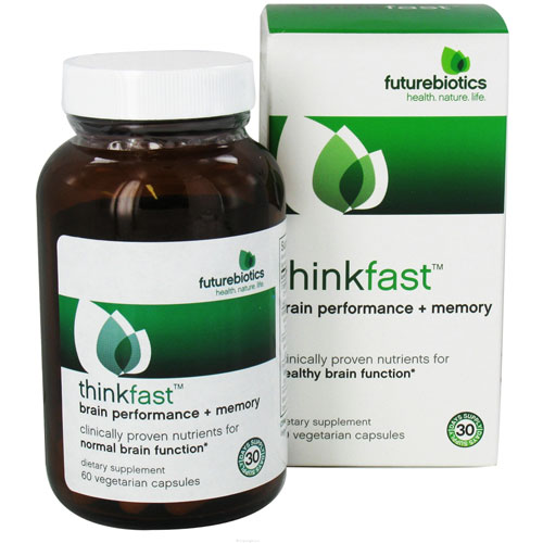 Futurebiotics Thinkfast Brain Performance Plus Memory Function Capsules 60Ea