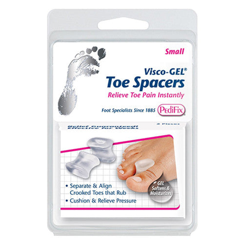 Pedifix Visco-Gel Small Toe Spacers, Soft Flexible - 2 / Pack