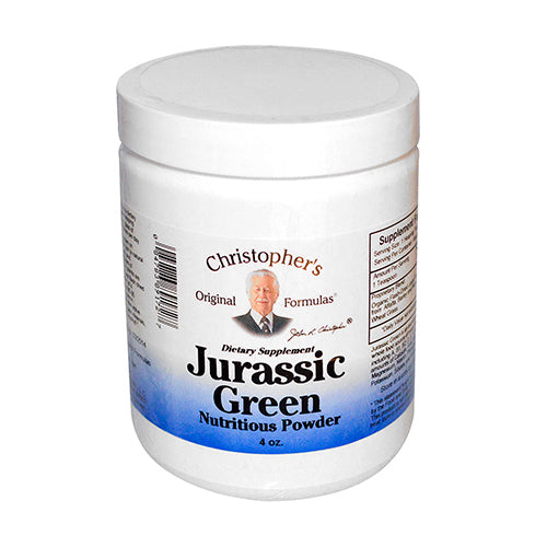 Dr Christopher Nourish Jurassic Green Nutrition Powder Drink Vitamins and Minerals Essential for Body 4Oz
