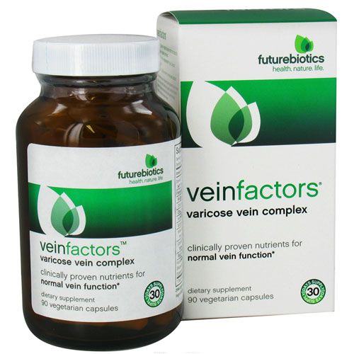 Futurebiotics Veinfactors Varicose Vein Complex Vegetarian Capsules 90Ea