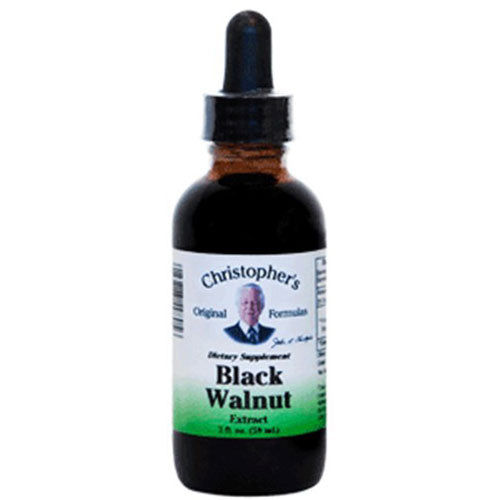 Dr Christophers Original Formulas Black Walnut Hull Extract Support the Bodys Intestinal Functions 2Oz (59ml)