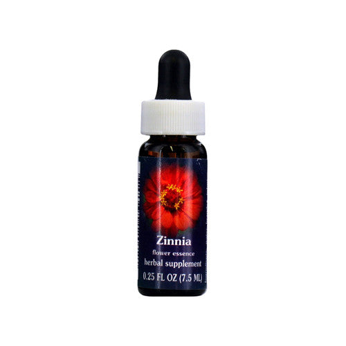 Flower Essence Zinnia Herbal Supplement Dropper - 0.25 Oz
