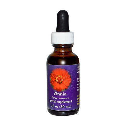 Zinnia Herbal Supplement Dropper By Flower Essence - 1 Oz